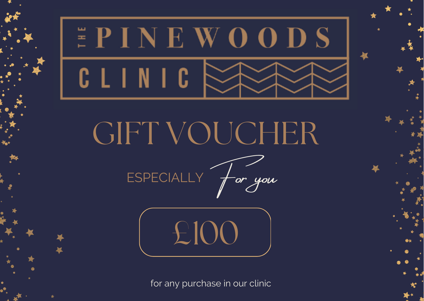 £100 Pinewoods Clinic Gift card